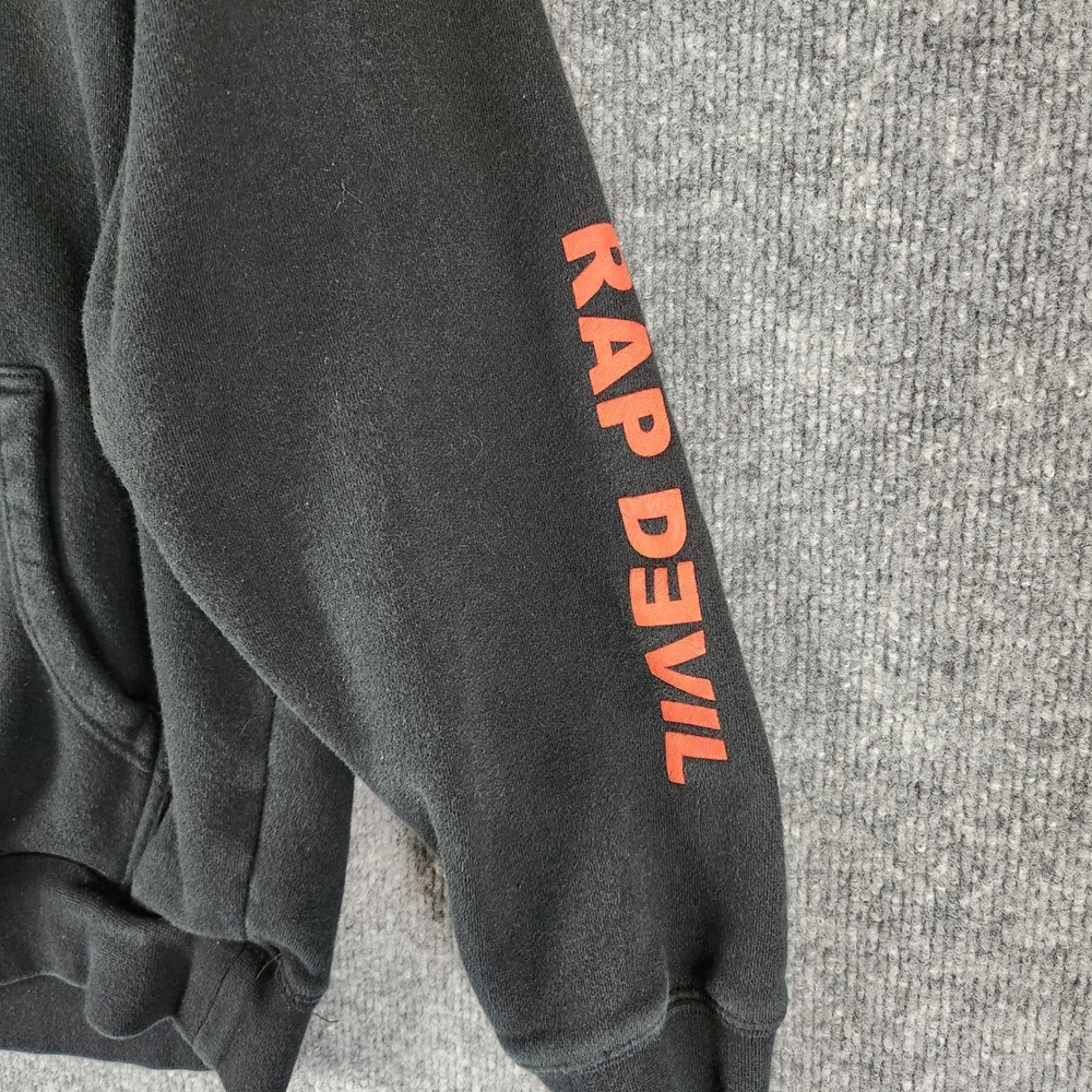 Machine Gun Kelly Hoodie Rap Devil Black Orange MGK Tour Merch Mens Small - Picture 3 of 10